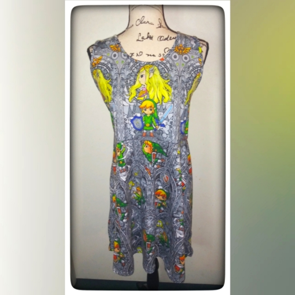 Legends of Zelda Sleeveless Dress Sz XL